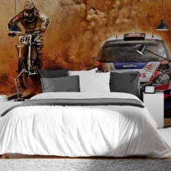 Papier Peint Panoramique Motocross et Rallye