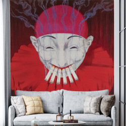 Papier Peint Panoramique Peinture - Publicité Cigarettes Fabriken