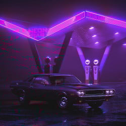 Papier Peint Panoramique Muscle Car Retro Papier Peint Panoramique Muscle Car Retro