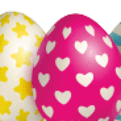 Sticker Vitrine Deco Paques Oeufs 3