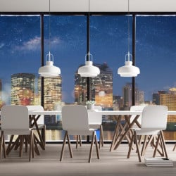 Papier Peint Panoramique Trompe l'Oeil New York fenêtre 2