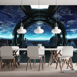 Papier Peint Panoramique Vaisseau Spatial