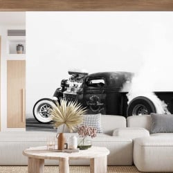 Papier Peint Panoramique Burn Hotrod Kustom