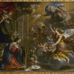 Papier Peint Panoramique Peinture 19e siècle Charles Poerson - L'Annonciation Papier Peint Panoramique Peinture 19e siècle Charles Poerson - L'Annonciation