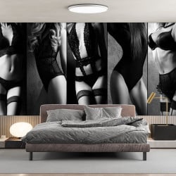 Papier Peint Panoramique Femme Sexy Collage