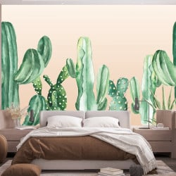 Papier Peint Panoramique Cactus