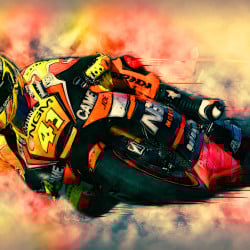 Papier Peint Panoramique Moto GP Aleix Espargaro