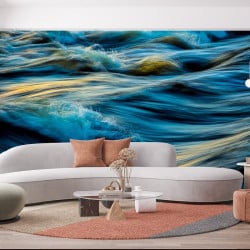 Papier Peint Panoramique Vagues Océan 2