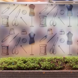 Sticker Motifs Couturier Dépoli