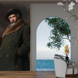 Papier Peint Panoramique Peinture 20e siècle Albert Alphonse Dawant - Portrait d'Adrien Demont