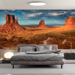 Papier Peint Panoramique Monument Valley Désert