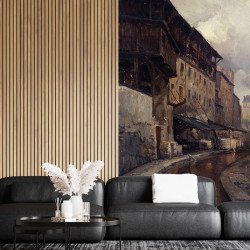 Papier Peint Panoramique Peinture 20e siècle Germain Eugène Bonneton - La Brièvre