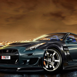 Papier Peint Panoramique Nissan GTR Papier Peint Panoramique Nissan GTR