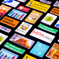 Autocollant rectangle