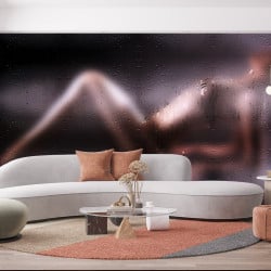 Papier Peint Panoramique Femme Sexy Vitre