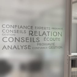 Sticker Nuage mots Professionnels Dépoli