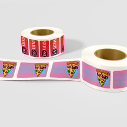 Etiquette rectangle arrondie