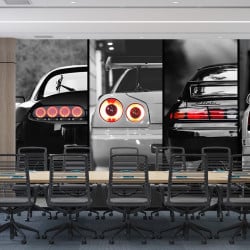 Papier Peint Panoramique Voiture JDM Feu Arrière