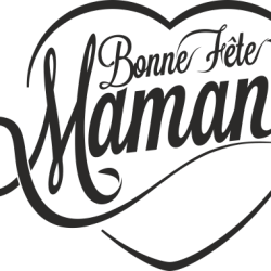 Sticker Vitrine Fête des Mères Coeur 3