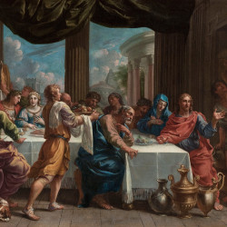 Papier Peint Panoramique Peinture 17e siècle Charles Poerson - Les Noces de Cana Papier Peint Panoramique Peinture 17e siècle Charles Poerson - Les Noces de Cana