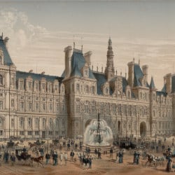 Papier Peint Panoramique Estampe - Paris Nouveau