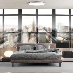 Papier Peint Panoramique Trompe l'Oeil New York fenêtre