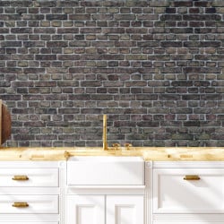 Papier peint Panoramique Briques grises