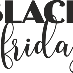 Sticker Black Friday Vitrine