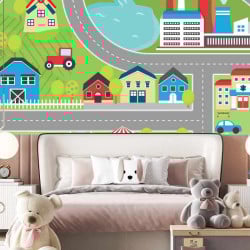 Papier Peint Panoramique Circuit Enfant 2