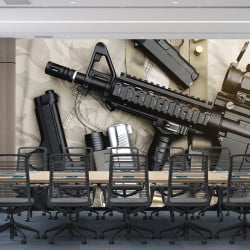 Papier Peint Panoramique Armes Militaires