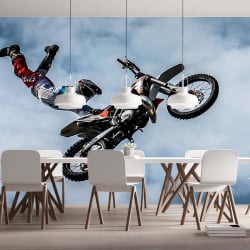 Papier Peint Panoramique Moto Cross