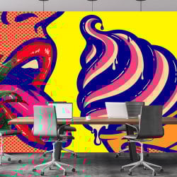 Papier Peint Panoramique Pop Art Sexy Glace