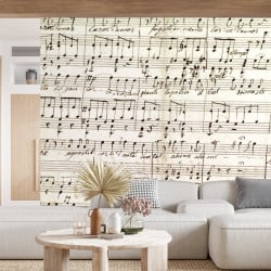 Papier Peint Panoramique Partition