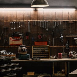 Papier Peint Panoramique Garage Atelier Vintage