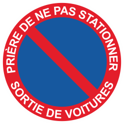 Panneau propriété privée entrée interdite (REFE628) - Sticker