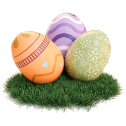 Sticker Vitrine Deco Paques Oeufs