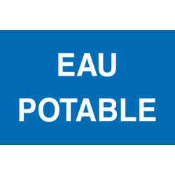 Panneau Eau potable