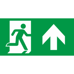 Panneau Issue de secours haut