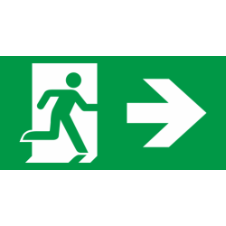 Panneau Issue de secours droite