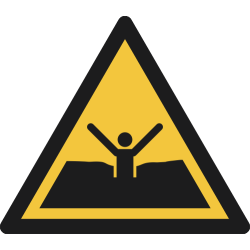 W061- ISO 7010 - Panneau Danger, Sables mouvants ou vase/vase profonde ou limon
