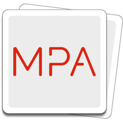 Autocollant carré arrondi