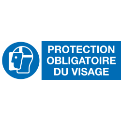Panneau Protection obligatoire du visage