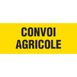 Panneau Convoi agricole