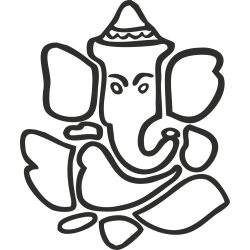 Sticker Symbole Ganesh