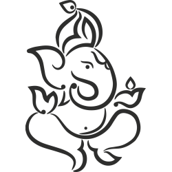 Sticker Symbole Ganesh 5