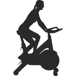 Sticker Métier Loisirs Sport Vélo De Salle