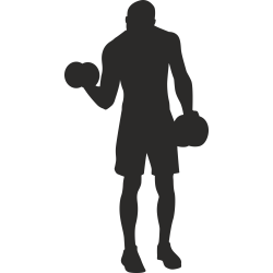 Sticker Métier Loisirs Sport Musculation