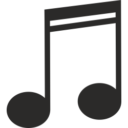 Sticker Métier Loisirs Musique Note 4