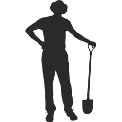 Sticker Métier Nature Jardinier 1