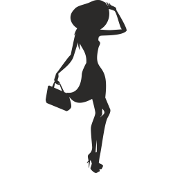 Sticker Soldes Femmes Shopping 4